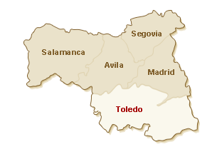  kaart Toledo